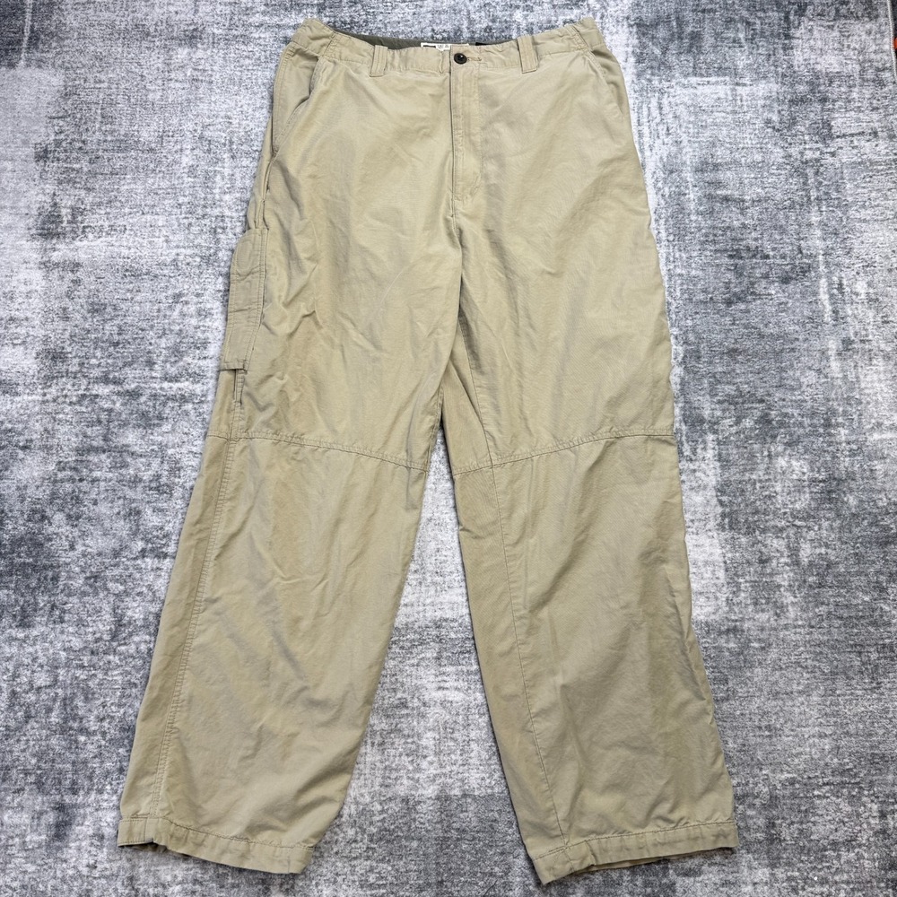 VTG Y2K GAP Pants Men 32x30 (30x28) Beige Cargo Field Trouser Lightweight Safari